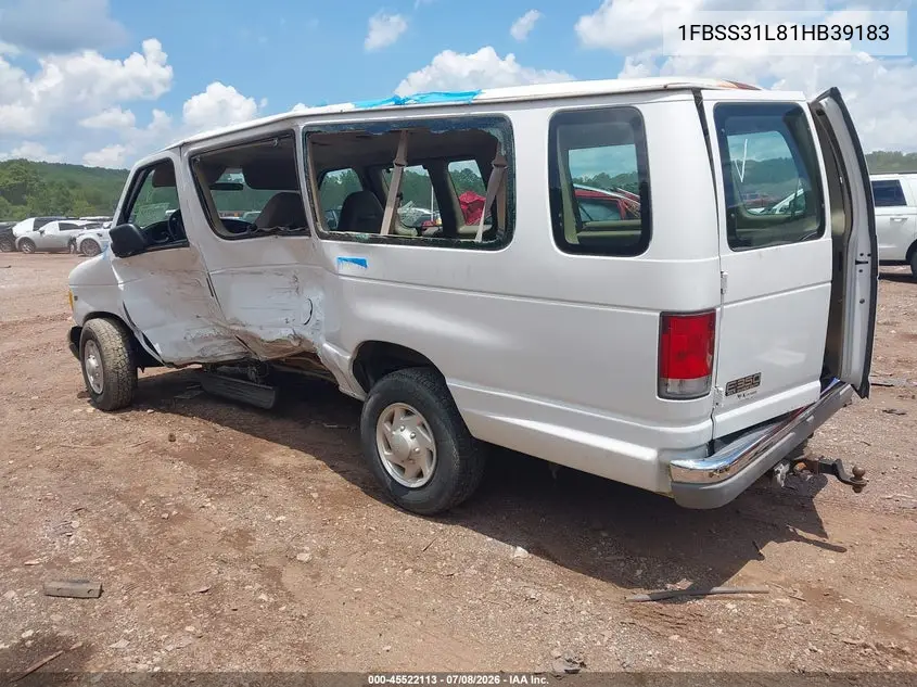 2001 Ford E-350 Super Duty Xl/Xlt VIN: 1FBSS31L81HB39183 Lot: 45522113