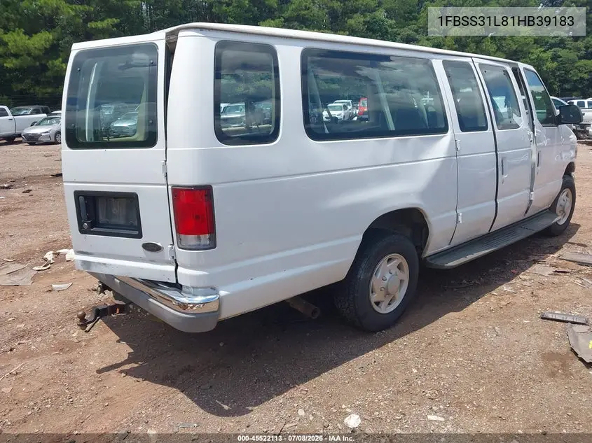 2001 Ford E-350 Super Duty Xl/Xlt VIN: 1FBSS31L81HB39183 Lot: 45522113