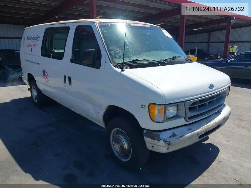 2001 Ford E-250 Commercial/Recreational VIN: 1FTNE24L11HA26732 Lot: 45651314