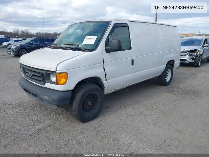 1FTNE24283HB69400 2003 Ford E-250 Commercial