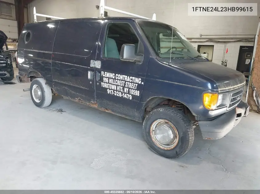 2003 Ford E-250 Commercial/Recreational VIN: 1FTNE24L23HB99615 Lot: 45325682
