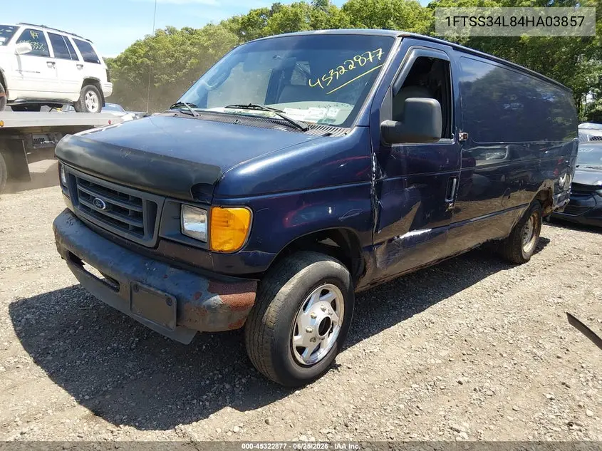 2004 Ford E-350 Super Duty Commercial/Recreational VIN: 1FTSS34L84HA03857 Lot: 45322877