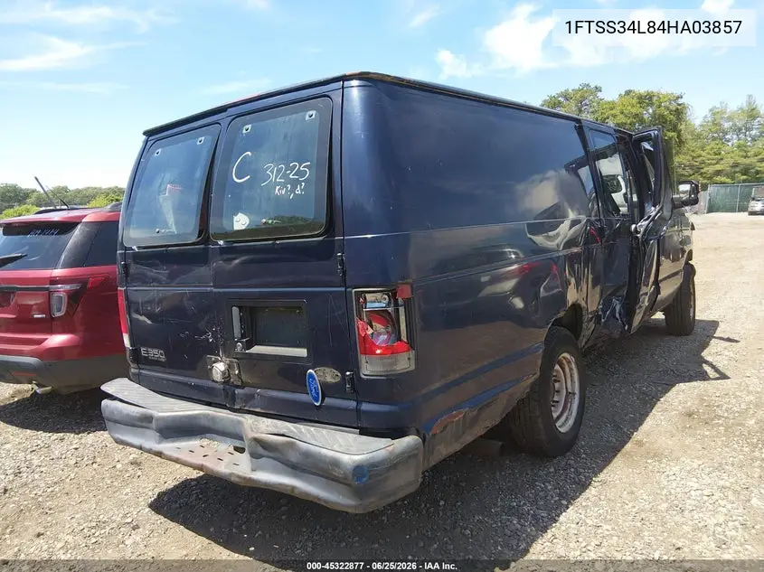 2004 Ford E-350 Super Duty Commercial/Recreational VIN: 1FTSS34L84HA03857 Lot: 45322877