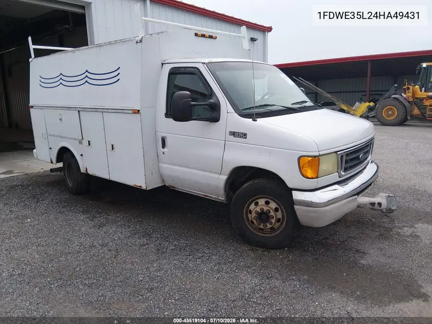 2004 Ford E-350 Cutaway Standard VIN: 1FDWE35L24HA49431 Lot: 45519104