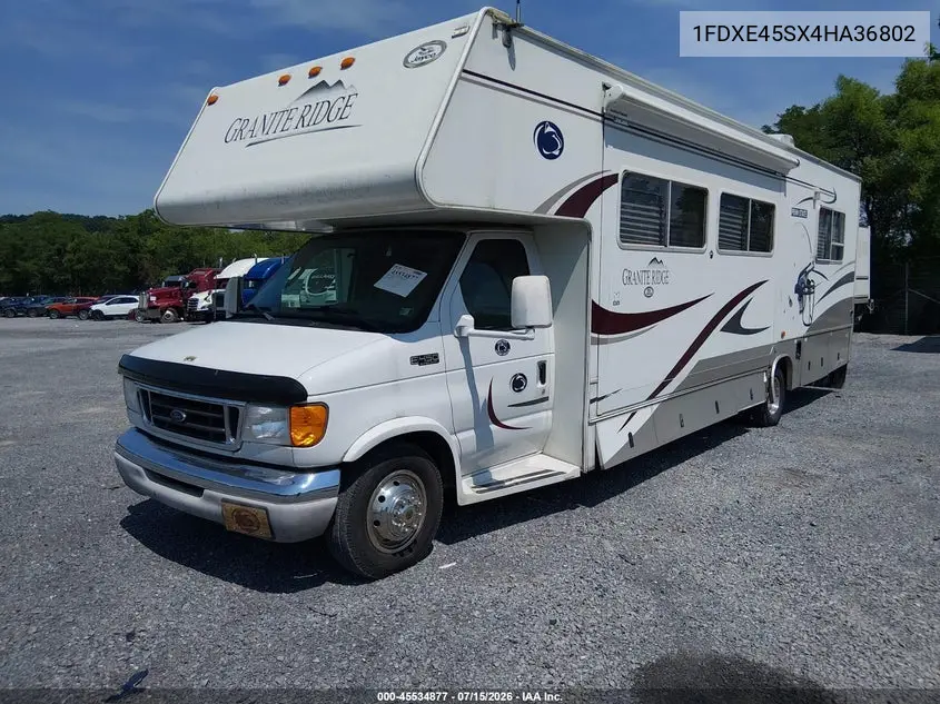 2004 Ford E-450 Cutaway VIN: 1FDXE45SX4HA36802 Lot: 45534877