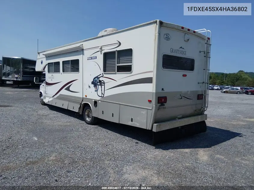 2004 Ford E-450 Cutaway VIN: 1FDXE45SX4HA36802 Lot: 45534877