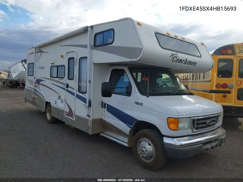 2004 Ford E-450 Cutaway Standard VIN: 1FDXE45SX4HB15693 Lot: 45568582