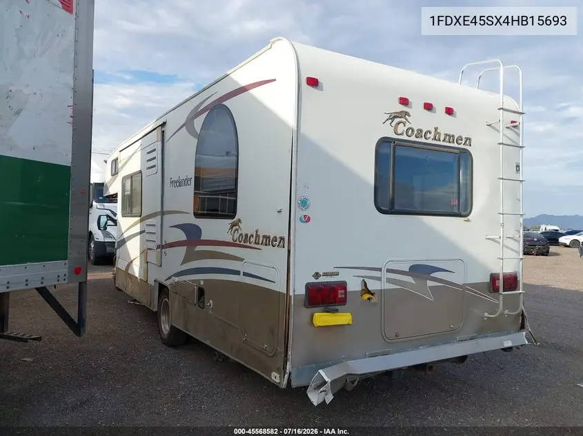 2004 Ford E-450 Cutaway Standard VIN: 1FDXE45SX4HB15693 Lot: 45568582