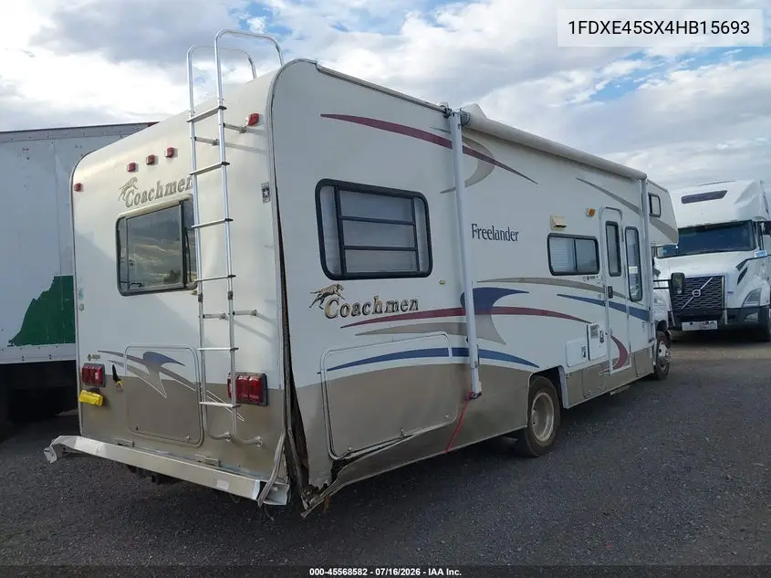2004 Ford E-450 Cutaway Standard VIN: 1FDXE45SX4HB15693 Lot: 45568582