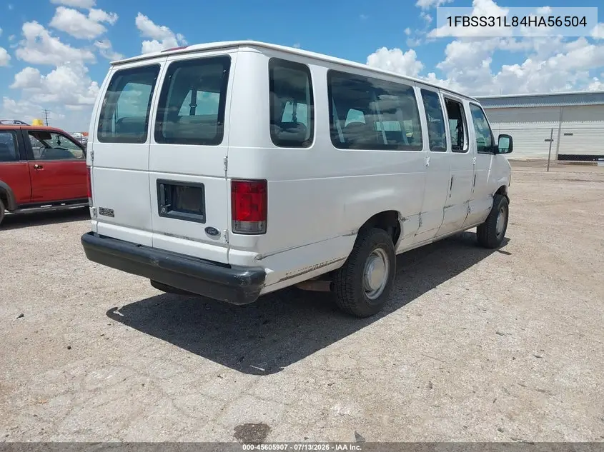 2004 Ford E-350 Super Duty Xl/Xlt VIN: 1FBSS31L84HA56504 Lot: 45605907