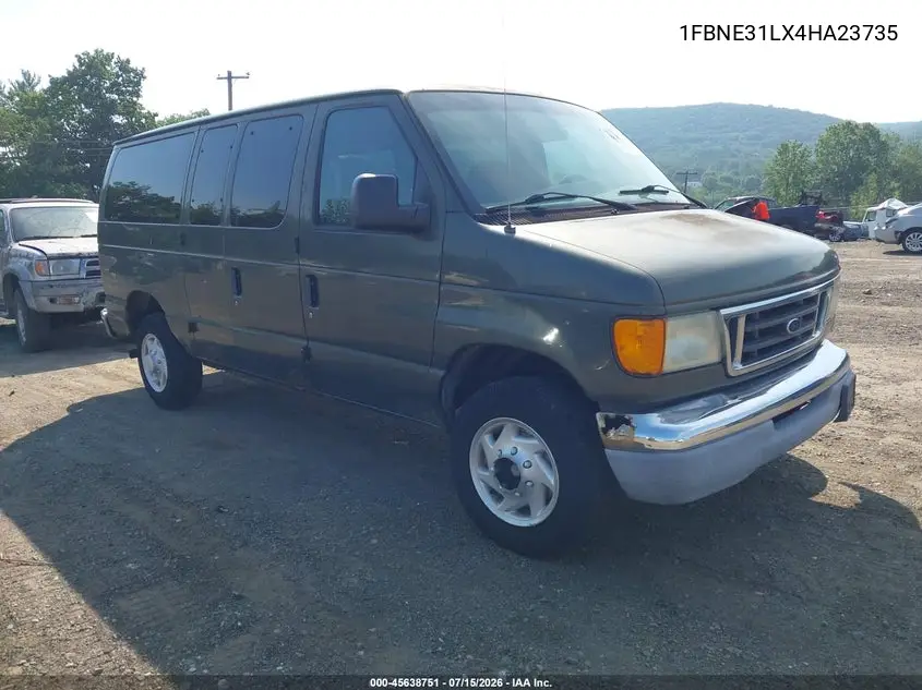 2004 Ford E-350 Super Duty Chateau/Xl/Xlt VIN: 1FBNE31LX4HA23735 Lot: 45638751