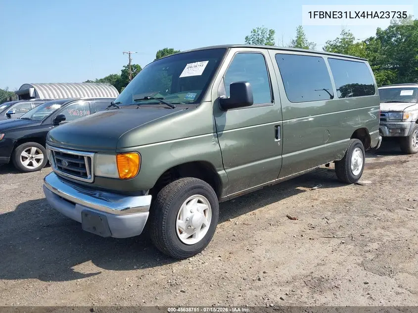 2004 Ford E-350 Super Duty Chateau/Xl/Xlt VIN: 1FBNE31LX4HA23735 Lot: 45638751