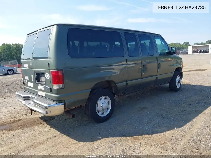 2004 Ford E-350 Super Duty Chateau/Xl/Xlt VIN: 1FBNE31LX4HA23735 Lot: 45638751