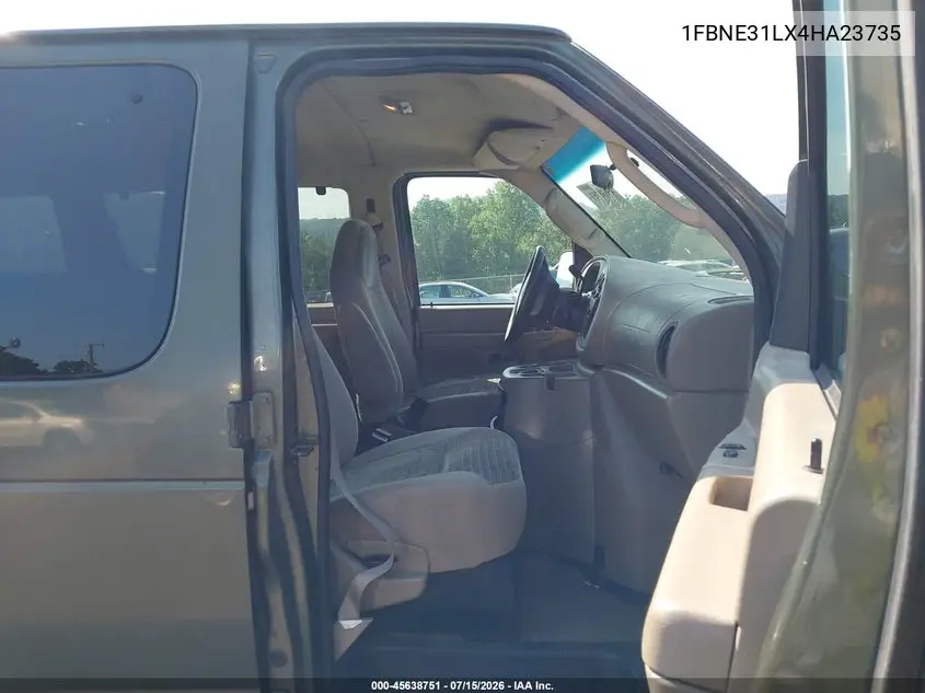 2004 Ford E-350 Super Duty Chateau/Xl/Xlt VIN: 1FBNE31LX4HA23735 Lot: 45638751
