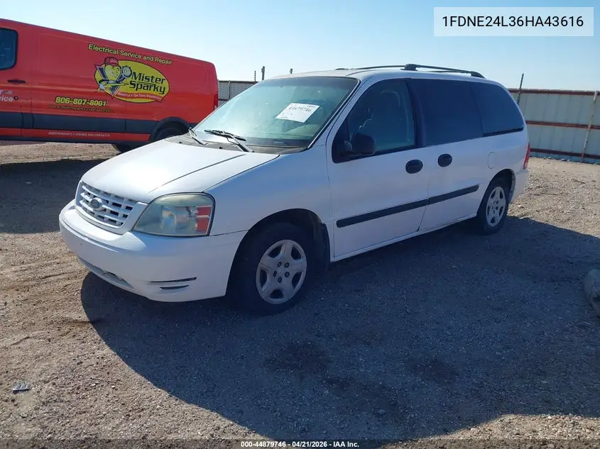 2006 Ford Freestar Se VIN: 2FMZA51656BA35494 Lot: 44879746