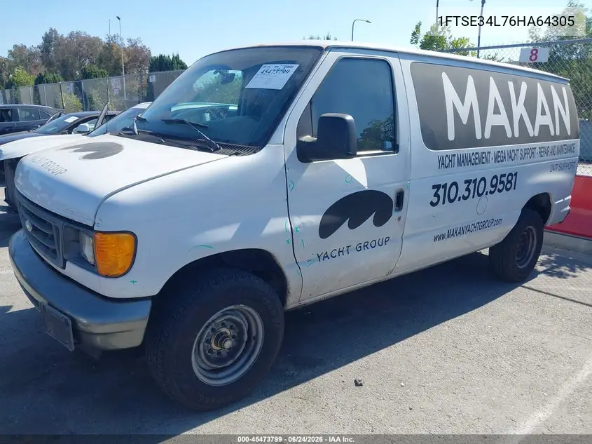 2006 Ford E-350 Super Duty Commercial/Recreational VIN: 1FTSE34L76HA64305 Lot: 45473799