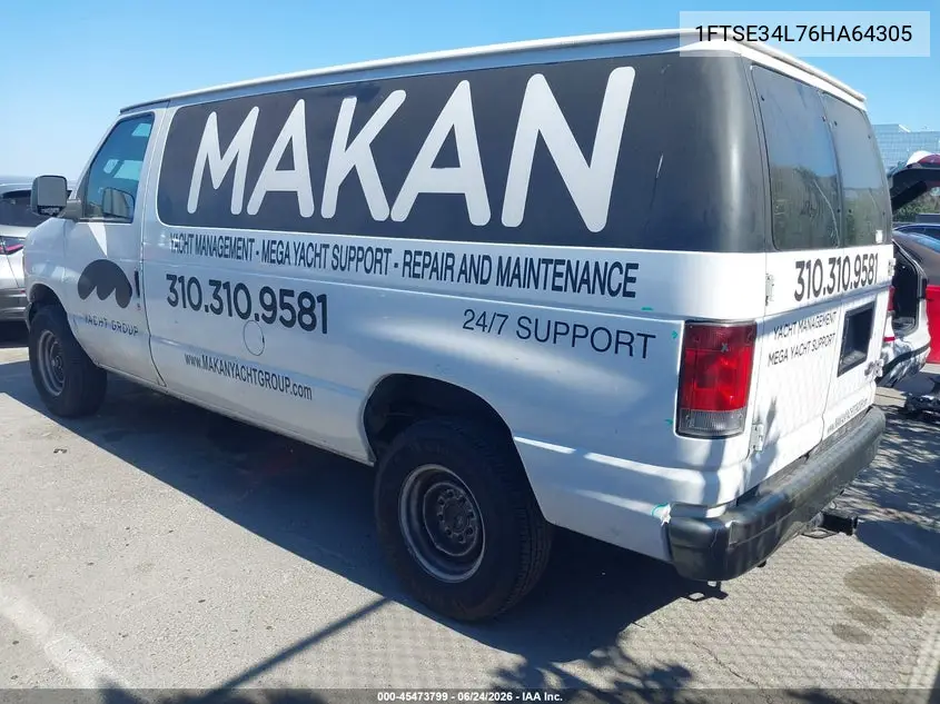2006 Ford E-350 Super Duty Commercial/Recreational VIN: 1FTSE34L76HA64305 Lot: 45473799