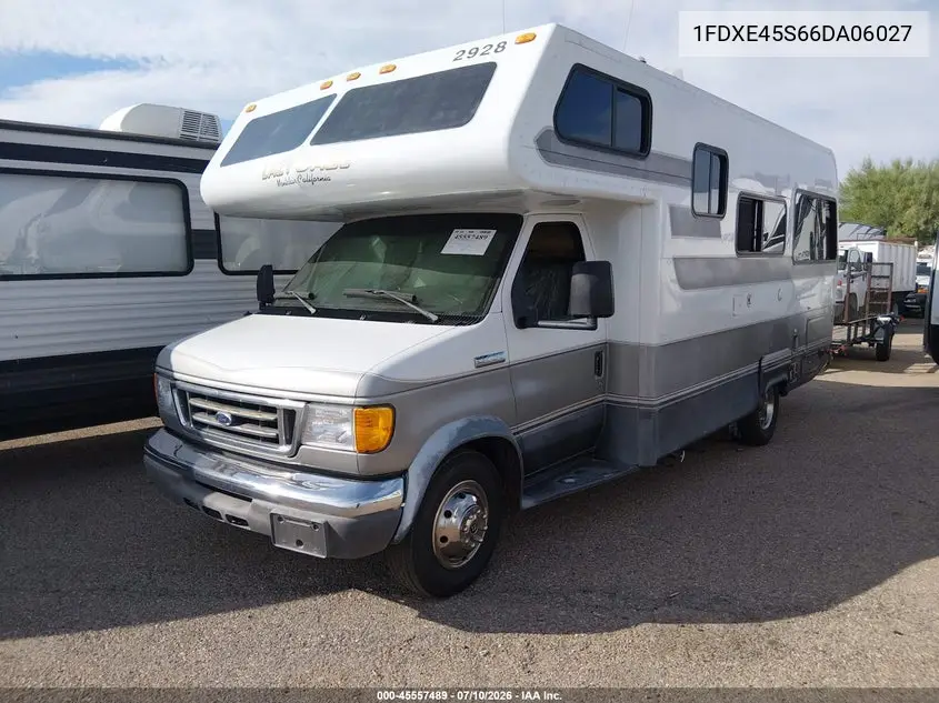 2006 Ford E-450 Cutaway VIN: 1FDXE45S66DA06027 Lot: 45557489