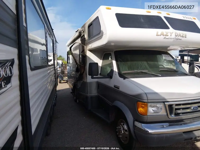 2006 Ford E-450 Cutaway VIN: 1FDXE45S66DA06027 Lot: 45557489