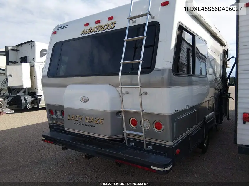 2006 Ford E-450 Cutaway VIN: 1FDXE45S66DA06027 Lot: 45557489