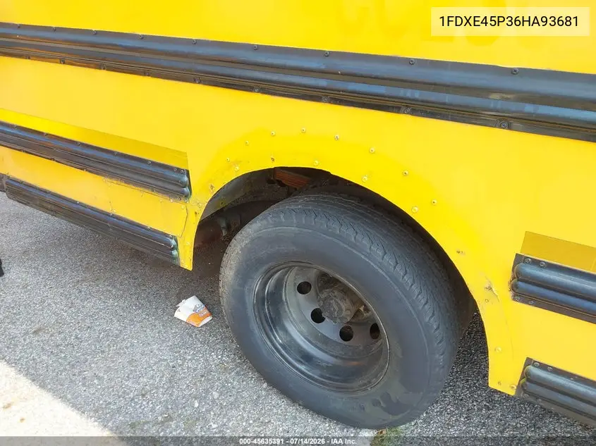 2006 Ford E-450 Cutaway VIN: 1FDXE45P36HA93681 Lot: 45635391