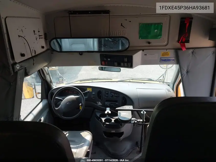 2006 Ford E-450 Cutaway VIN: 1FDXE45P36HA93681 Lot: 45635391