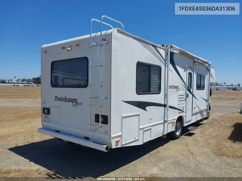 2006 Ford E-450 Cutaway VIN: 1FDXE45S36DA31306 Lot: 45648795