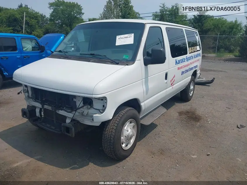 2007 Ford E-350 Super Duty Xl/Xlt VIN: 1FBNE31LX7DA60005 Lot: 45620043