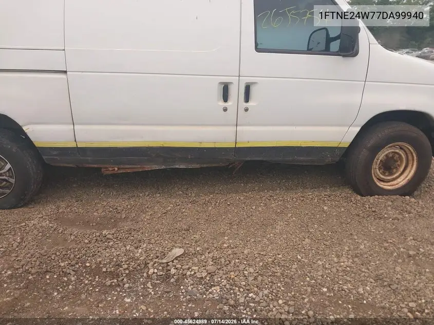 2007 Ford E-250 Commercial/Recreational VIN: 1FTNE24W77DA99940 Lot: 45624989