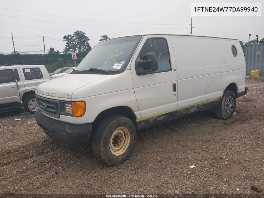 2007 Ford E-250 Commercial/Recreational VIN: 1FTNE24W77DA99940 Lot: 45624989