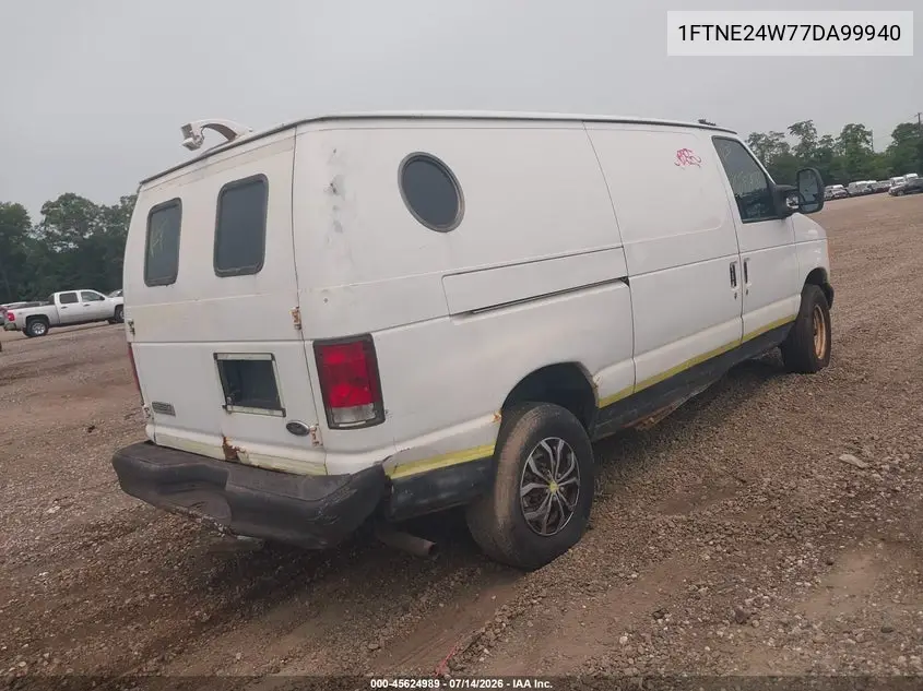 2007 Ford E-250 Commercial/Recreational VIN: 1FTNE24W77DA99940 Lot: 45624989