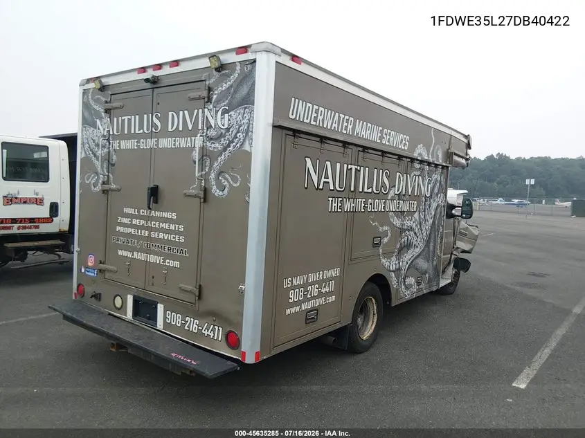 2007 Ford E-350 Cutaway VIN: 1FDWE35L27DB40422 Lot: 45635285