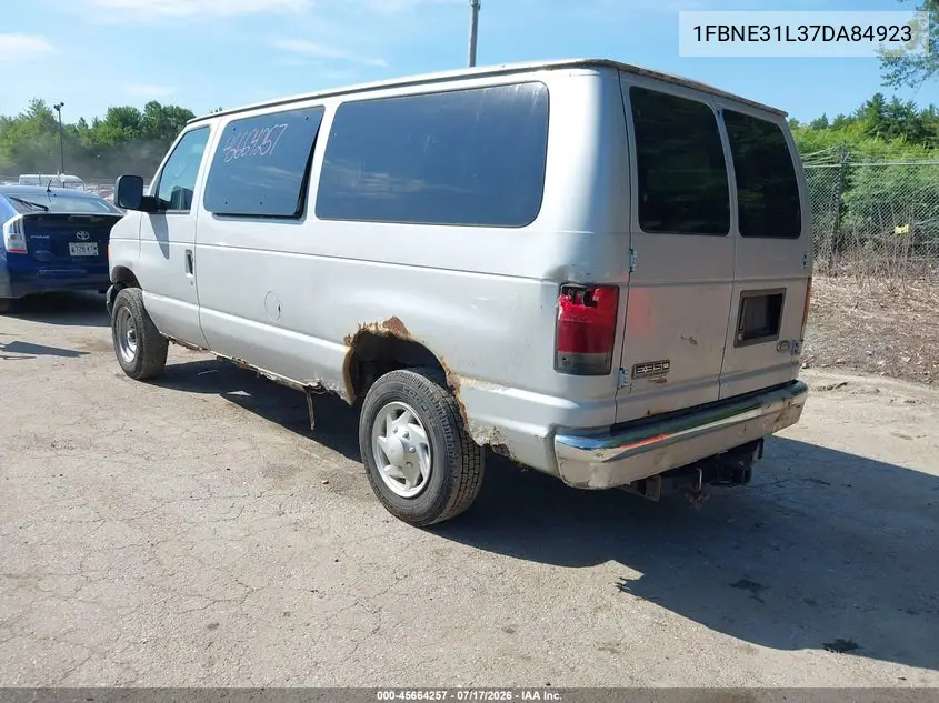 2007 Ford E-350 Super Duty Xl/Xlt VIN: 1FBNE31L37DA84923 Lot: 45664257
