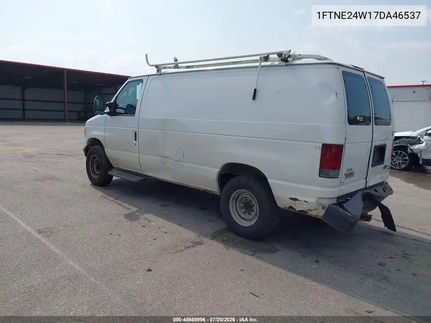 2007 Ford E-250 Commercial/Recreational VIN: 1FTNE24W17DA46537 Lot: 45668996