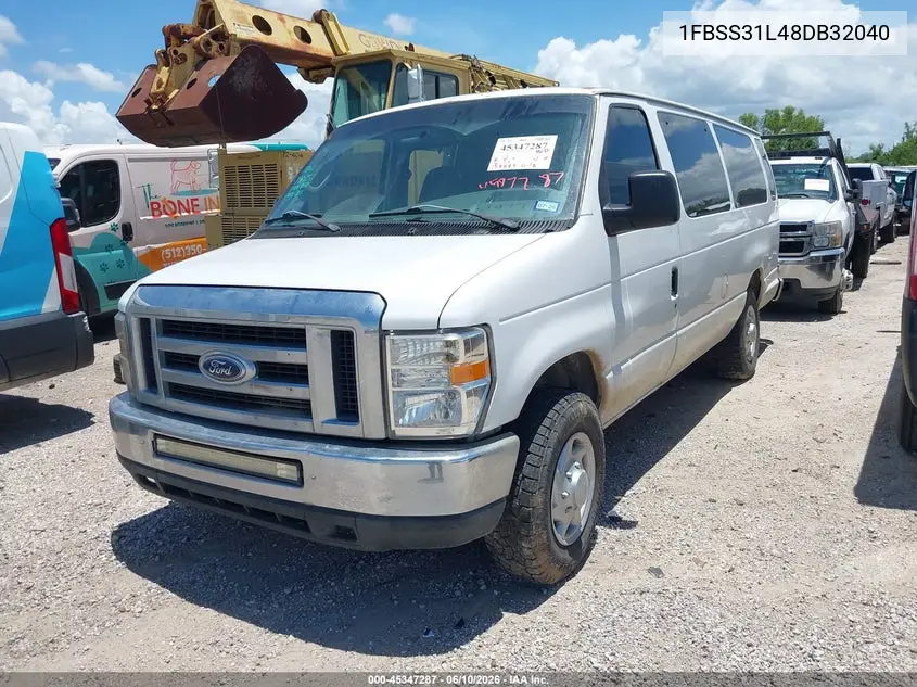 2008 Ford E-350 Super Duty Xl/Xlt VIN: 1FBSS31L48DB32040 Lot: 45347287