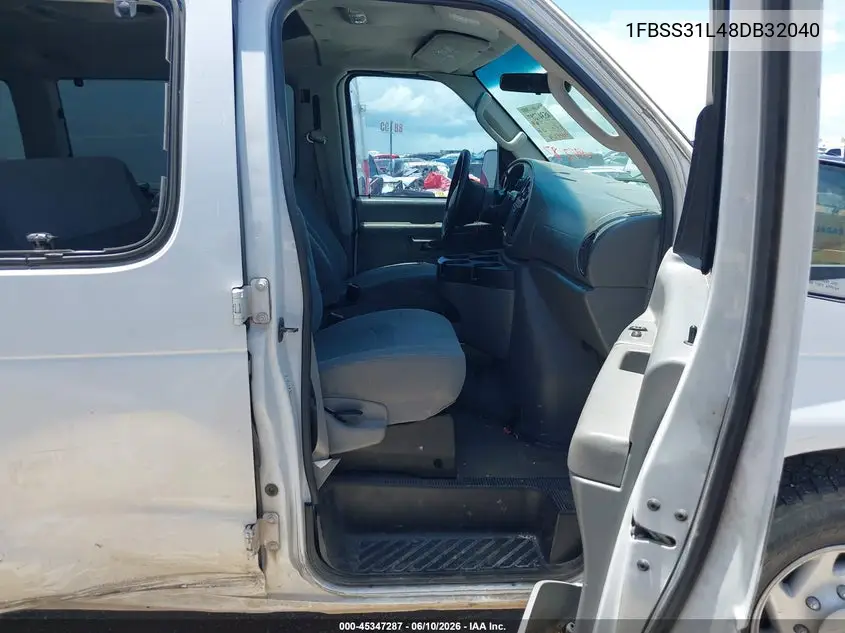 2008 Ford E-350 Super Duty Xl/Xlt VIN: 1FBSS31L48DB32040 Lot: 45347287