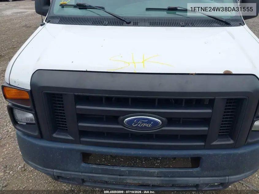 2008 Ford E-250 Commercial/Recreational VIN: 1FTNE24W38DA31555 Lot: 45593899
