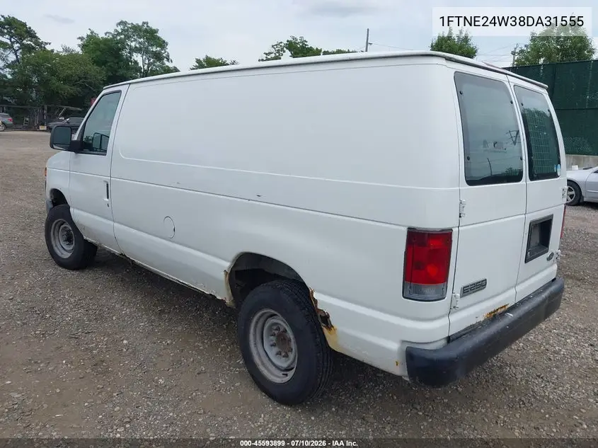 2008 Ford E-250 Commercial/Recreational VIN: 1FTNE24W38DA31555 Lot: 45593899