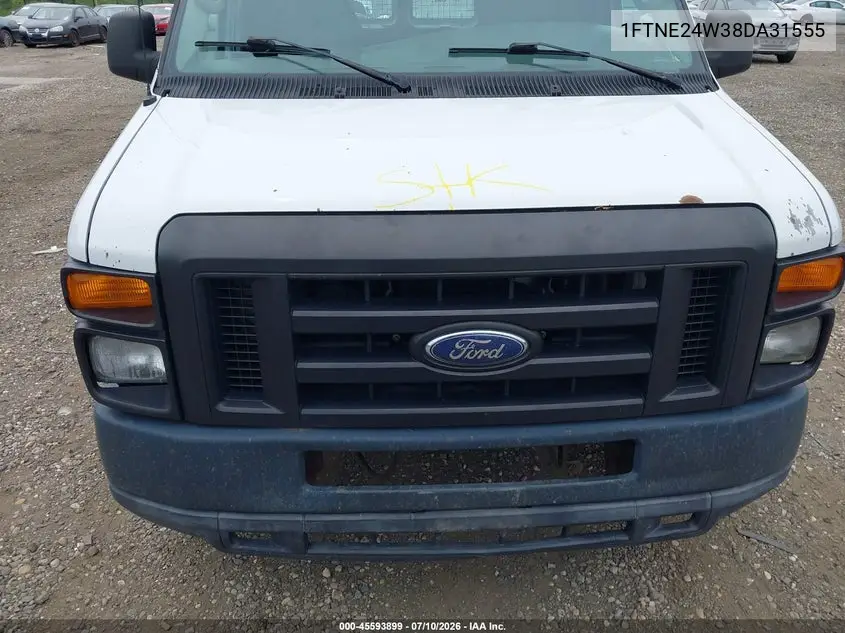 2008 Ford E-250 Commercial/Recreational VIN: 1FTNE24W38DA31555 Lot: 45593899