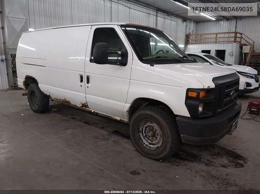 2008 Ford E-250 Commercial/Recreational VIN: 1FTNE24L58DA69035 Lot: 45606484