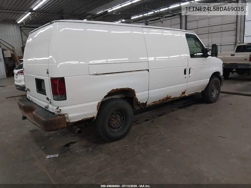 2008 Ford E-250 Commercial/Recreational VIN: 1FTNE24L58DA69035 Lot: 45606484