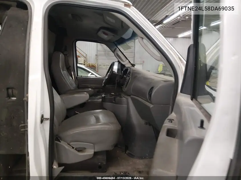 2008 Ford E-250 Commercial/Recreational VIN: 1FTNE24L58DA69035 Lot: 45606484