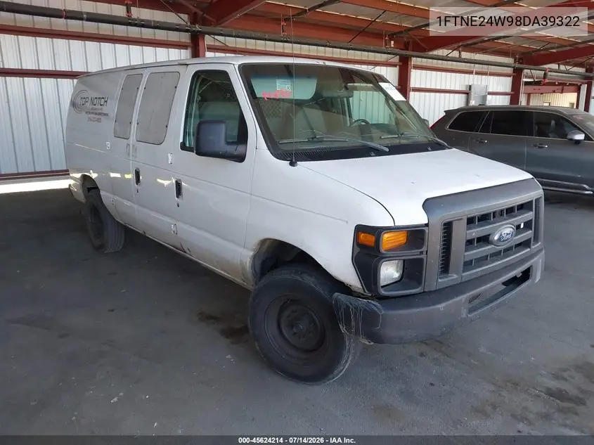 2008 Ford E-250 Commercial/Recreational VIN: 1FTNE24W98DA39322 Lot: 45624214