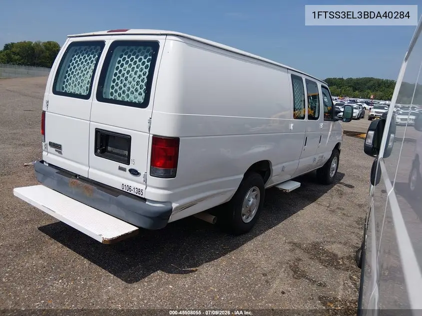 2011 Ford E-350 Super Duty Commercial/Recreational VIN: 1FTSS3EL3BDA40284 Lot: 45508055
