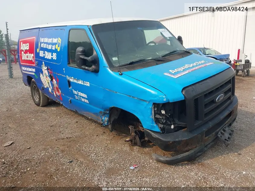 2011 Ford E-350 Super Duty Commercial VIN: 1FTSE3EL9BDA98424 Lot: 45579721