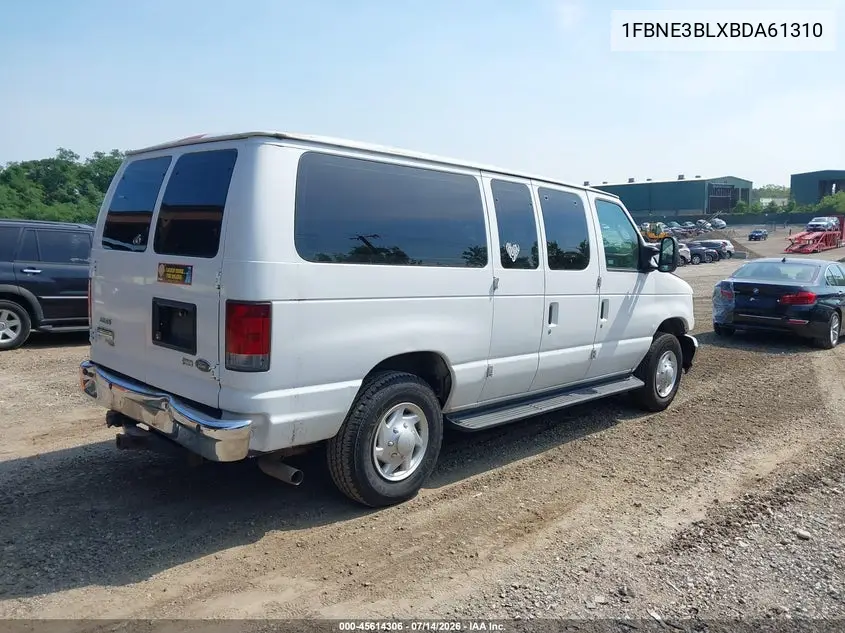 2011 Ford E-350 Super Duty Xlt VIN: 1FBNE3BLXBDA61310 Lot: 45614306
