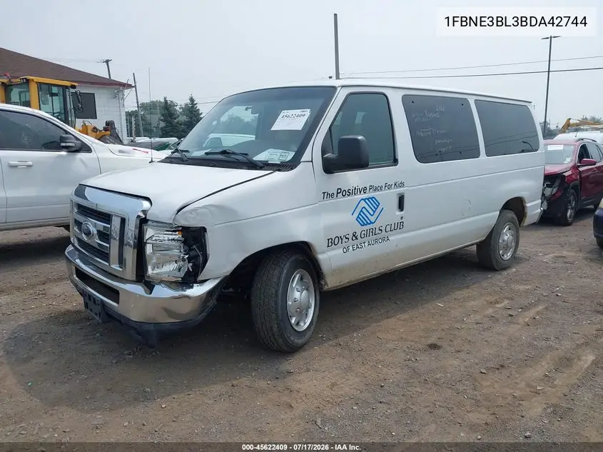 2011 Ford E-350 Super Duty Xlt VIN: 1FBNE3BL3BDA42744 Lot: 45622409