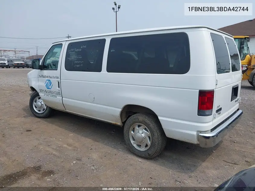 2011 Ford E-350 Super Duty Xlt VIN: 1FBNE3BL3BDA42744 Lot: 45622409