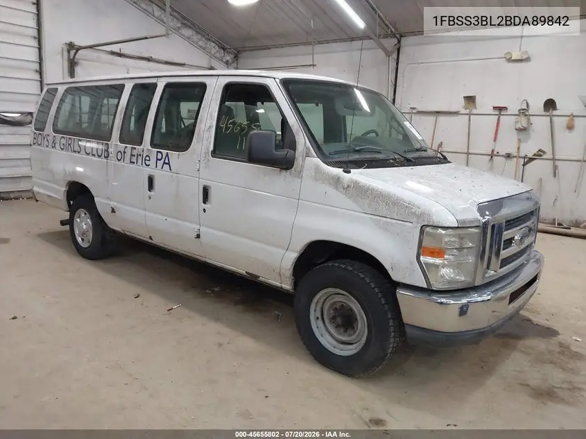 2011 Ford E-350 Super Duty Xlt VIN: 1FBSS3BL2BDA89842 Lot: 45655802