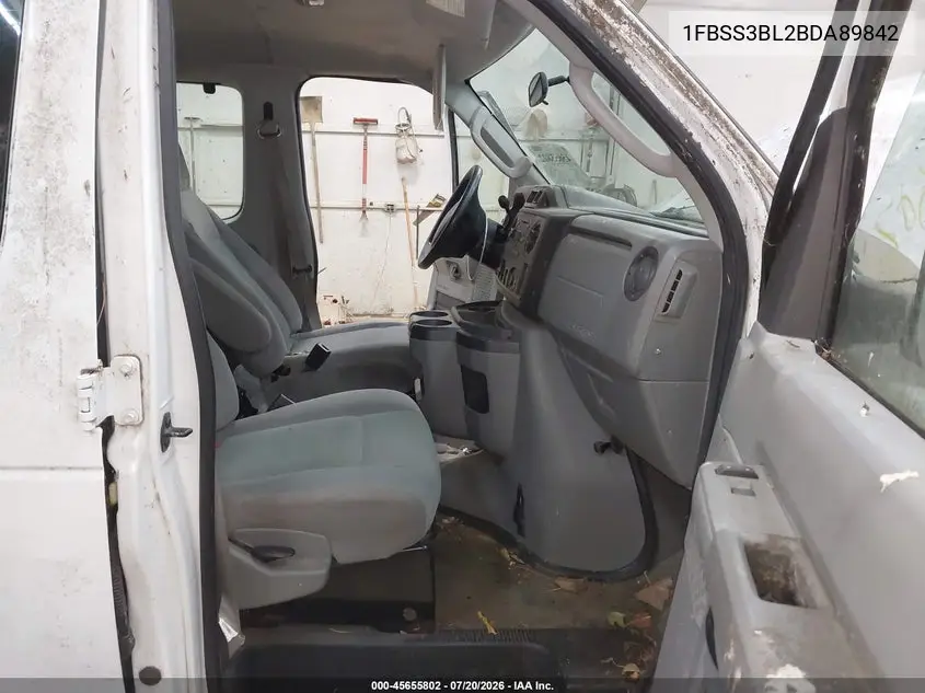 2011 Ford E-350 Super Duty Xlt VIN: 1FBSS3BL2BDA89842 Lot: 45655802